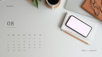 August Calendar Wallpaper HD For Desktop Net