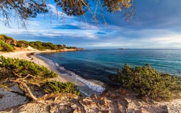 Desktop Wallpaper France Corsica Nature Waves Coast
