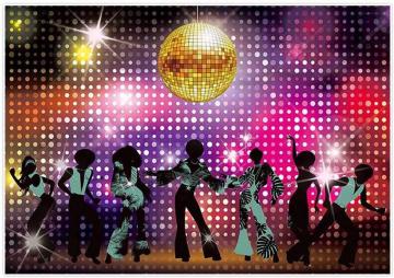 Amazon Allenjoy Vintage 70s Disco Decoration Backdrop