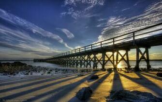 Wallpaper United States Maine Kittery Point Bridge Desktop