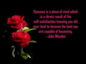 Inspiration And Motivation Success Quote Wallpaper John Wooden