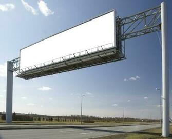 High Definition Blank Billboard Background Color Theme