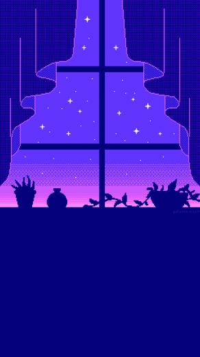 Tausha Walsh On Galaxy In Pixel Art Background