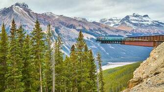 Glacier Skywalk Bing Wallpaper