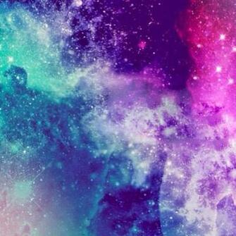 Purple Mint Green Galaxy Sparkle Matches Pink Vs Bedding