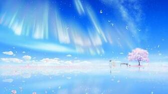 Your Lie In April Wallpaper Soft Blue HD Desktop