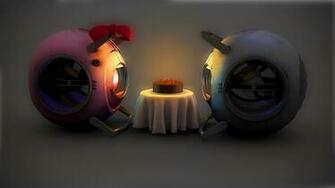 Portal Wallpaper Wheatley HD Logo Desktop
