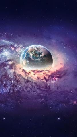 Space Wallpaper Painting Galaxy