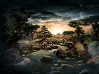 Landscapes Science Fiction Fantasy Wallpaper