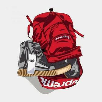 Supreme Cartoon Wallpaper Top Background
