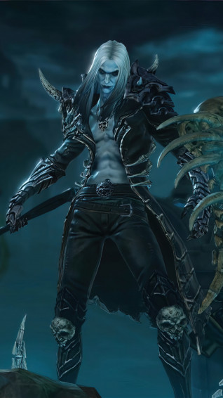 Diablo Immortal Necromancer Class 4k Phone iPhone Wallpaper 3511a
