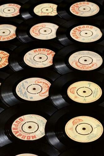 Vinyl Music Records Background
