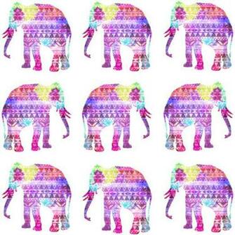 Aztec Pattern Wallpaper Pink