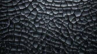 Quilted Black Leather Bed Mattress Nature Structure Mud