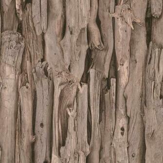 Tree Bark Pattern Realistic Faux Effect Photographic Mural Wallpaper