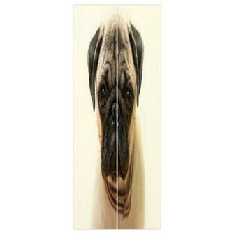 Amazon 3d Door Wall Mural Wallpaper Stickers Pug Photograph