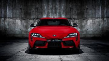 Red Toyota Gr Supra Wallpaper
