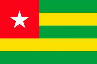 Picture Togo Flag Stripes
