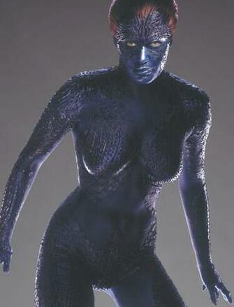 Rebecca Romijn As The Reptillian Mutant Shapeshifter Mystique Raven