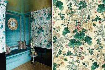 Lee Jofa S Hollyhock Cult Status Wallpaper Lonny