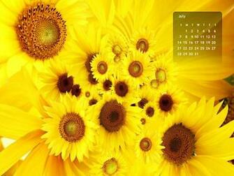 July Month Calendar Wallpaper