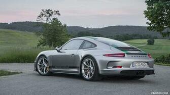 Porsche R Grey Rear Three Quarter HD