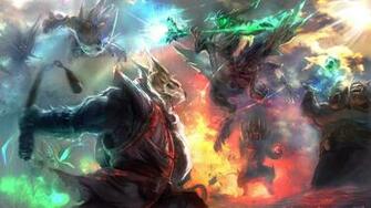 Dota Wallpaper Fight
