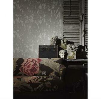 Distressed Plaster Industrial Loft Wallpaper Grey Permanent
