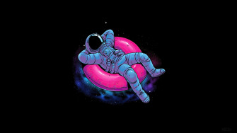 Digital Art Astronaut Chill Chilling 4k Rare Gallery
