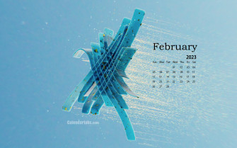 February Desktop Wallpaper Calendar Calendarlabs