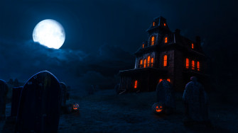 Halloween House Lost Wallpaper Haunted HD Phone