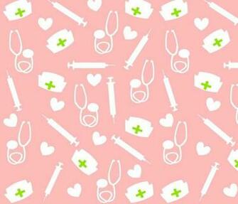 Nurses Fabric Wallpaper Gift Wrap Spoonflower Medfab In