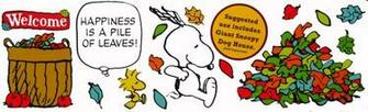 Snoopy Fall Bulletin Board Wall Decor Set Snoopn4pnuts