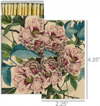 Amazon Decorative French Peony Match Boxes With Wooden