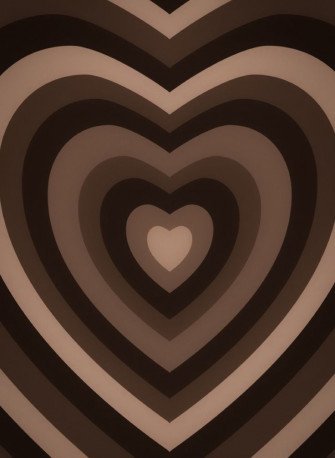Aesthetic Corazon Brown Cute Patterns Wallpaper Phone