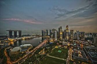 City Skylines At Night Panorama My Wallpaper