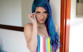 Wallpaper Look Pose Model Portrait Makeup Mike Glasses
