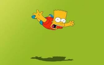 Bart Falling Down Wallpaper Background