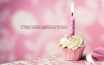 Happy BirtHDay Cupcake Wallpaper Holiday