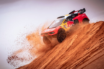 Loeb Moves Onto Dakar Podium Sainz Crashes Again Dirtfish