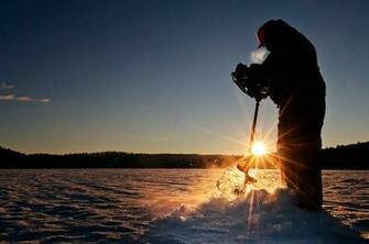 Pin Ice Fishing Background HD Wallpaper
