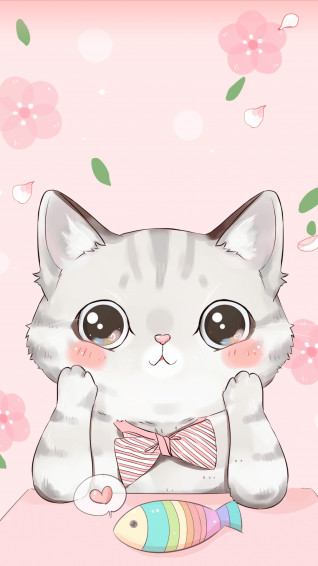Cartoon Cat Wallpaper