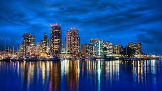 Waikiki At Night Widescreen Wallpaper Wide Net