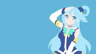 Konosuba Aqua Minimalism Wallpaper By Carionto
