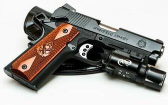 Springfield Armory Pistol Weapon Gun Handgun Wallpaper