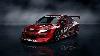 Desktop HD Mitsubishi Lancer Evo Modified Wallpaper Rooteto