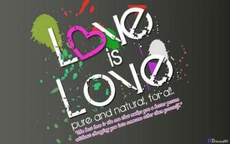 Love Is Quotes For HD Wallpaper