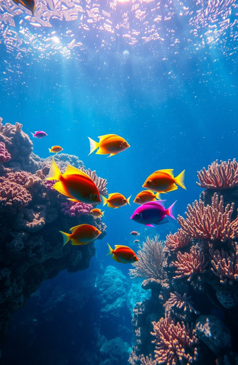 Fish Swimming Live Wallpaper