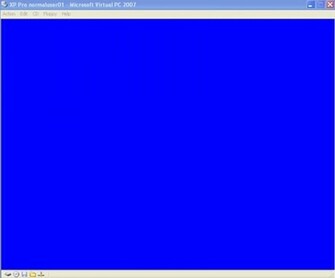 And Rebooted This Was The Only Screen I Saw After Boot