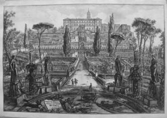 The Villa D Este In Tivoli Giovanni Battista Piranesi Artwork